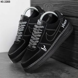 Кросівки Nike Air Force Low Venom Black (чорні)