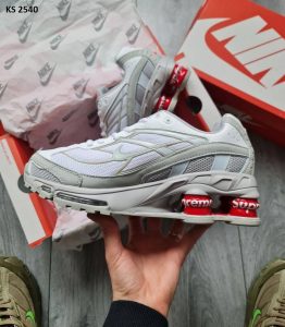 Кросівки Nike Shox TL Ride2 Supreme Gray (сірі)