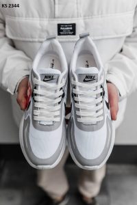 Кросівки Nike Air Hole Gray White (біло/сірі)