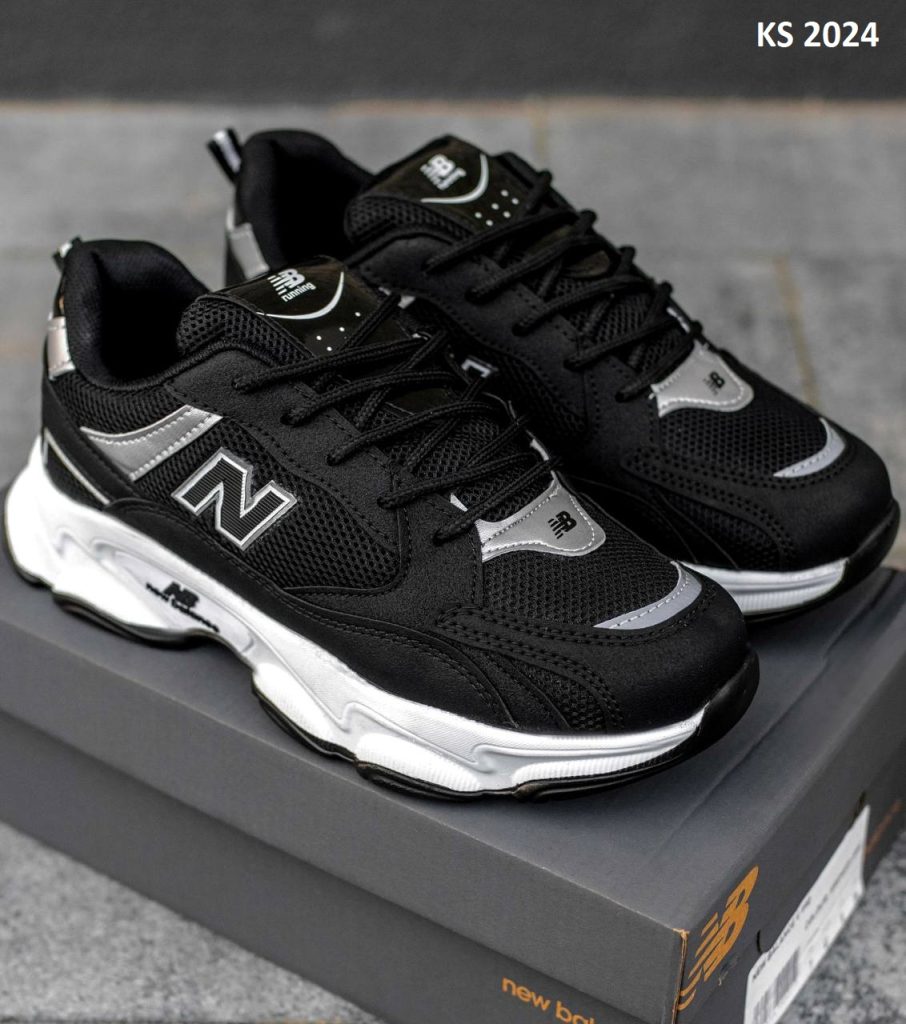 Кросівки New Balance Black and White (чорно/білі)