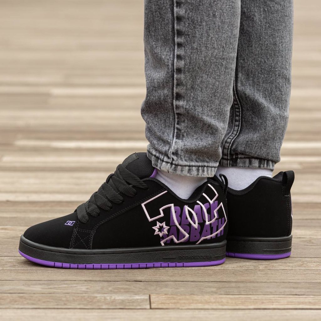 DC Shoes Court Graffik Black Purple