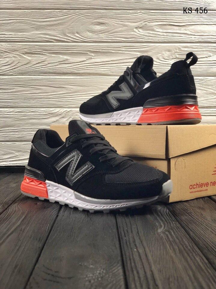 New Balance 574 (чорно/білі)
