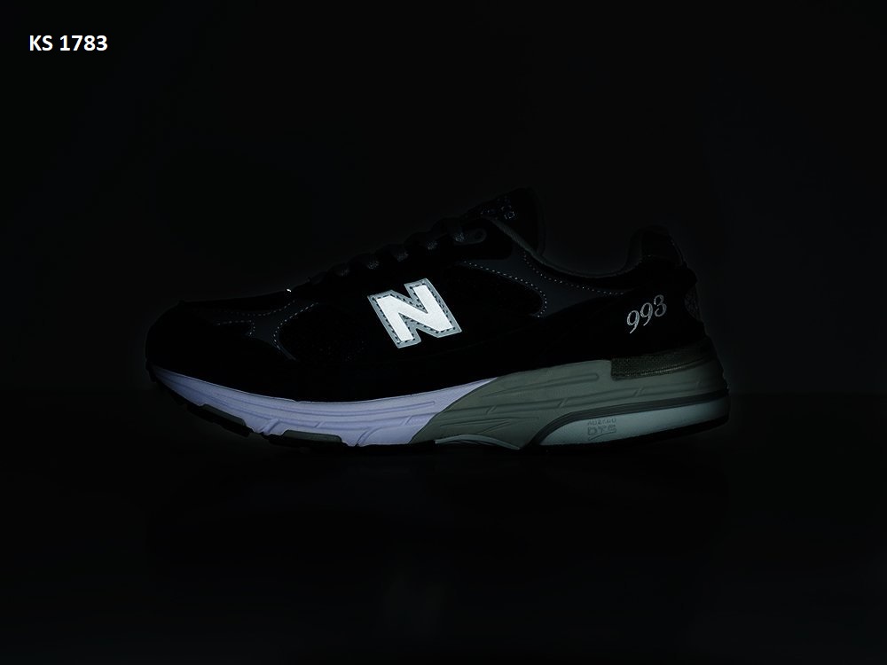 Кросівки New Balance 993 Black White Gray (чорно/білі)