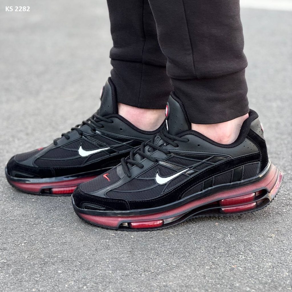 Кросівки Nike Air Black Red (чорно/червоні)