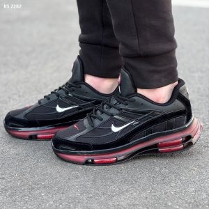 Кросівки Nike Air Black Red (чорно/червоні)