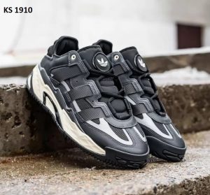 Кросівки Adidas Niteball Black (чорно/білі)