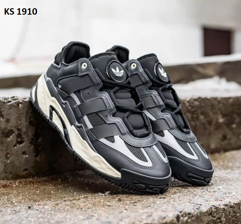 Кросівки Adidas Niteball Black (чорно/білі)