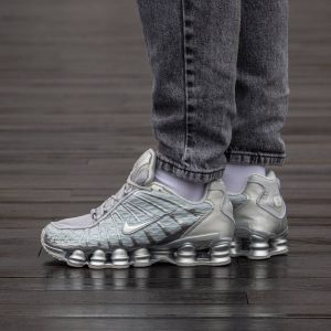 Nike Shox TL White Silver