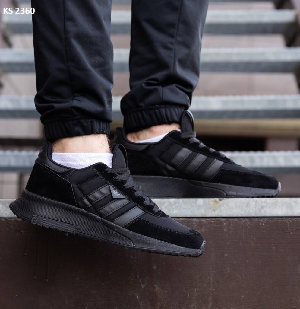 Кросівки Adidas All Black (чорні)