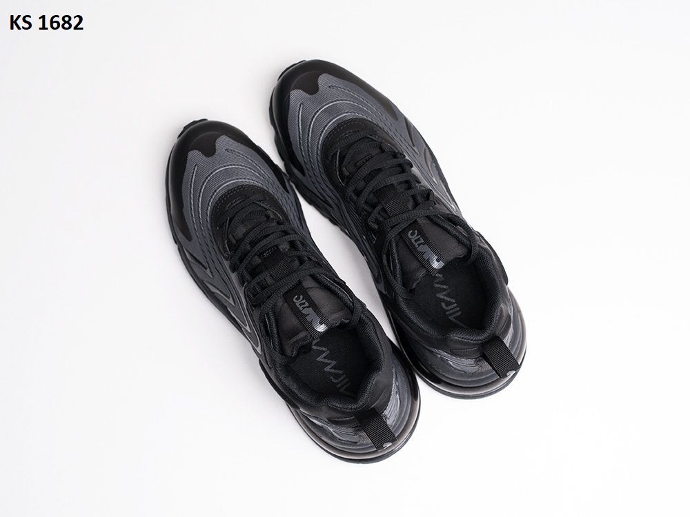 Кросівки Travis Scott x Nike Air Max 270 React Gray (чорні)