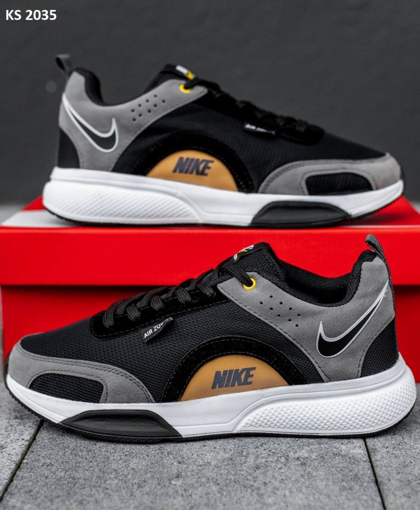 Nike Air Zoom (сіро/жовті)