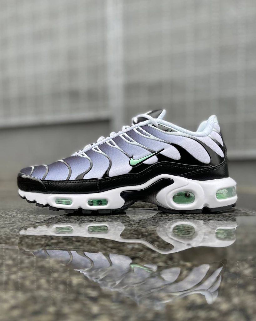 Nike Air Max Plus Tn White Black Mint Green Homme'