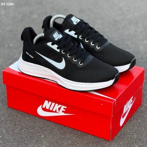 Кросівки Nike Air Zoom Black White (чорно/білі)