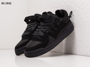 Bad Bunny x Adidas Forum Low Black (чорні)