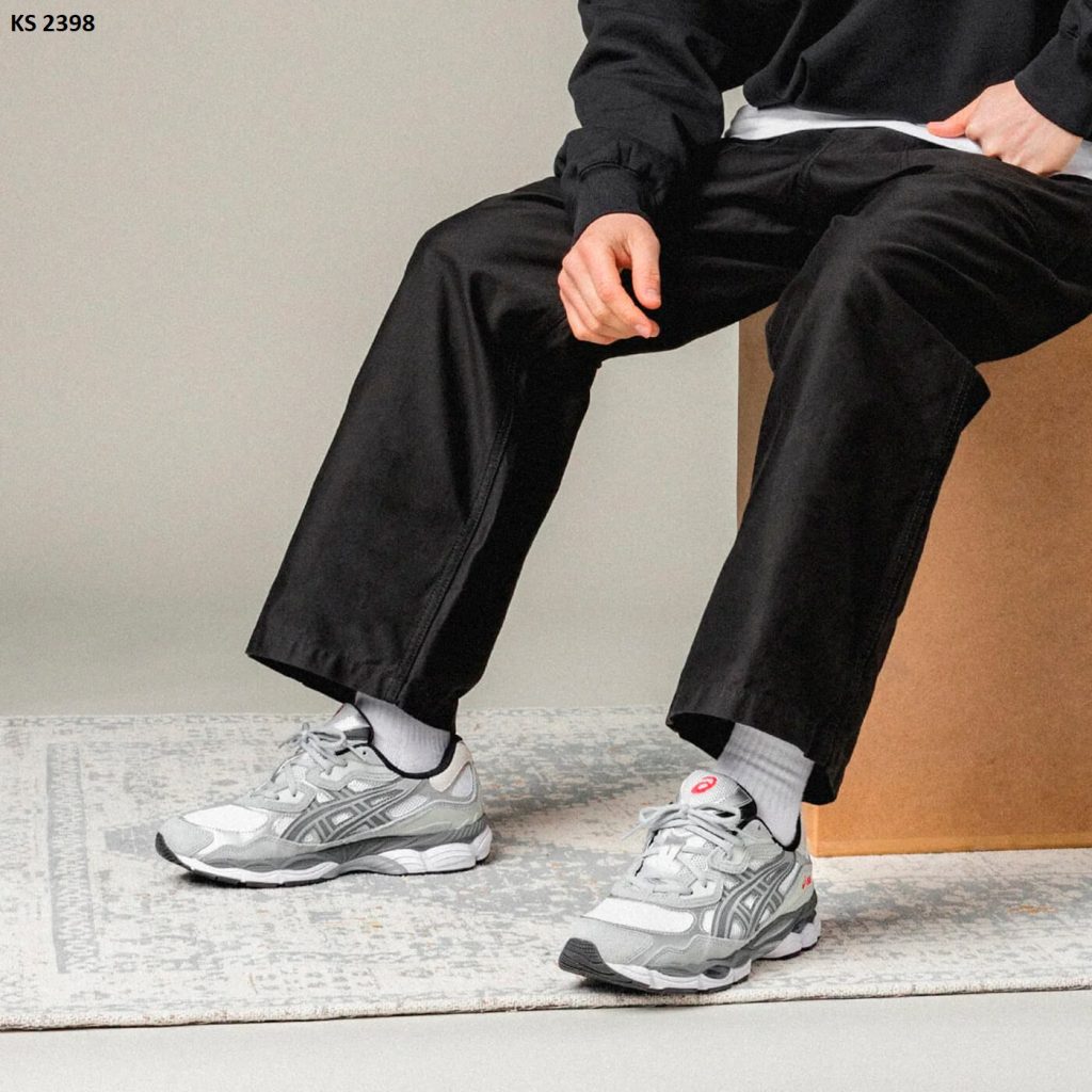 Кросівки Asics Gel-NYC Grey White (біло/сірі)