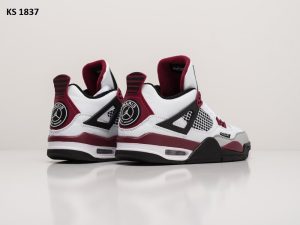 Nike x PSG Air Jordan 4 Retro (біло/фіолетові)