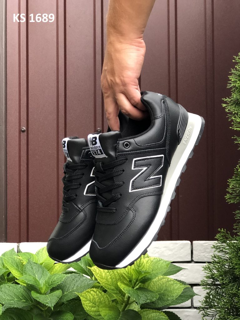 New Balance 574 (чорно/білі)