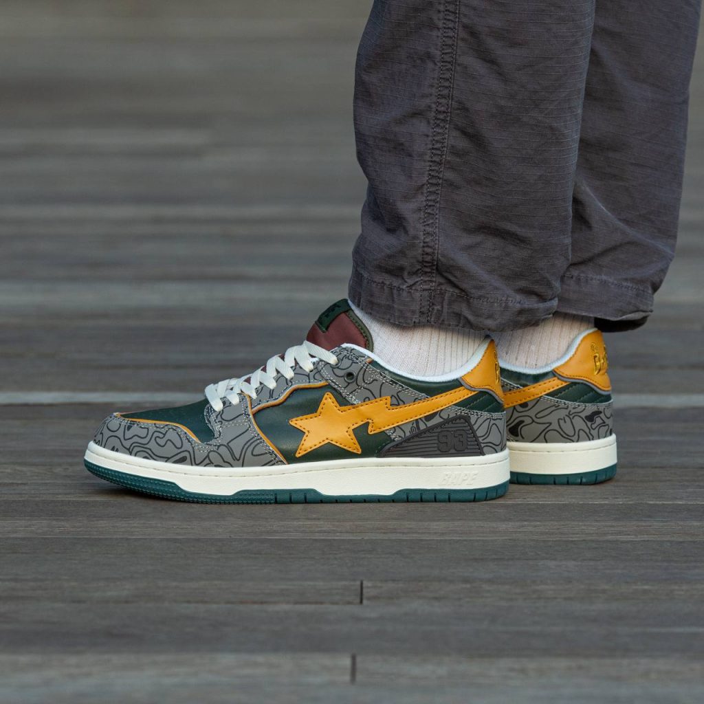 Bape SK8 STA Haki Brown