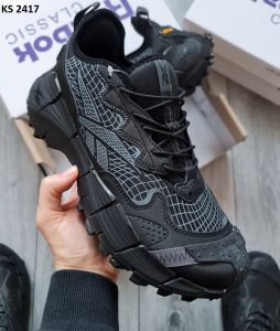 Кросівки Reebok Zig Kinetica 2.5 EDGE Black Gray (чорно/сірі)