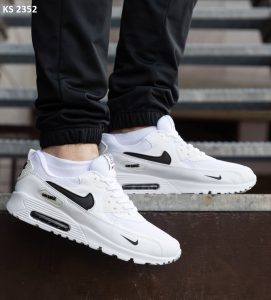 Кросівки Nike Air Max 90 White (білі)