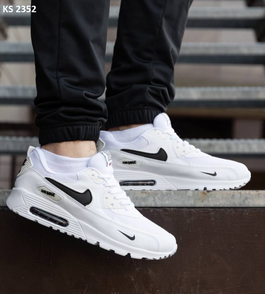Кросівки Nike Air Max 90 White (білі)