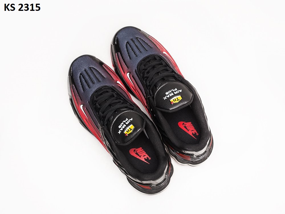 Кросівки Nike Air Max Plus III Black Red (чорно/червоні)