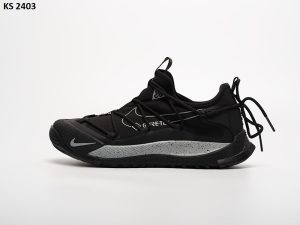 Кросівки Nike ACG Art Terra Antarktik Low Black Gray (чорно/сірі)