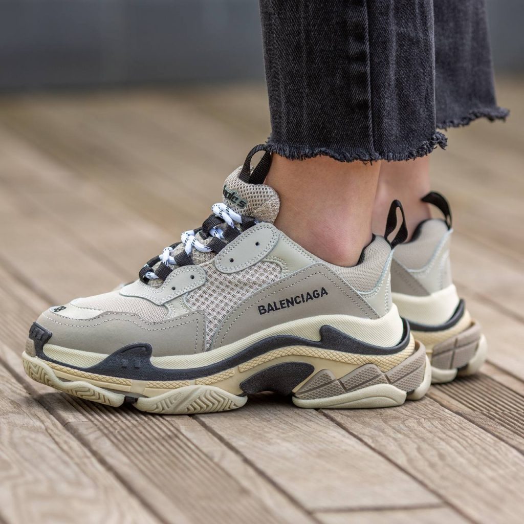 Balenciaga Triple S Beige Black