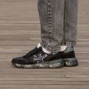 Premiata Black Blue suede