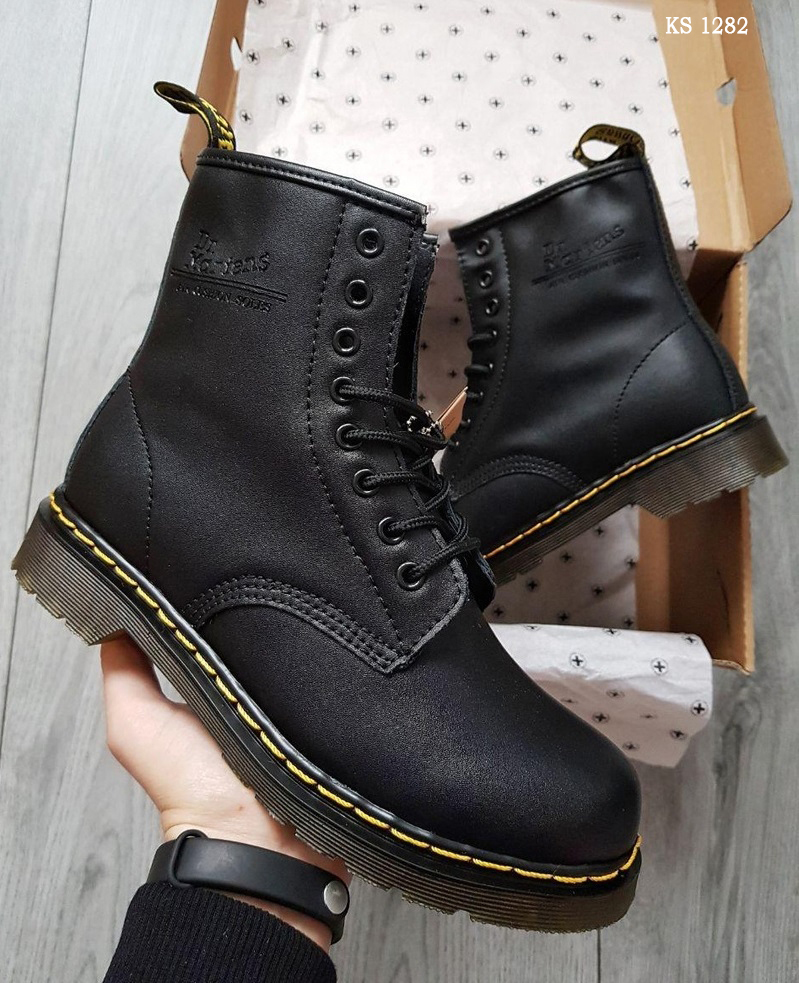 Dr. Martens (чорні с ХУТРОМ) ЗИМА