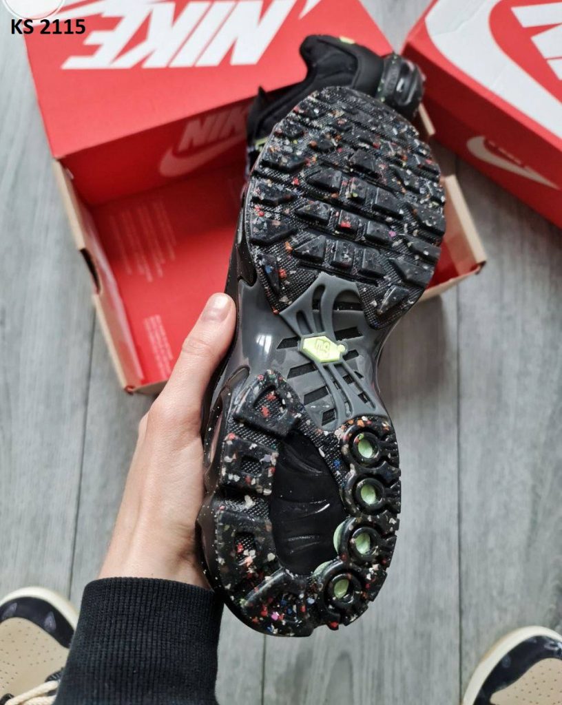 Кросівки Nike Air Max TN Terrascape Plus Black Lime (чорно/зелені)