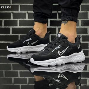Кросівки Nike Air Black White (чорно/білі
