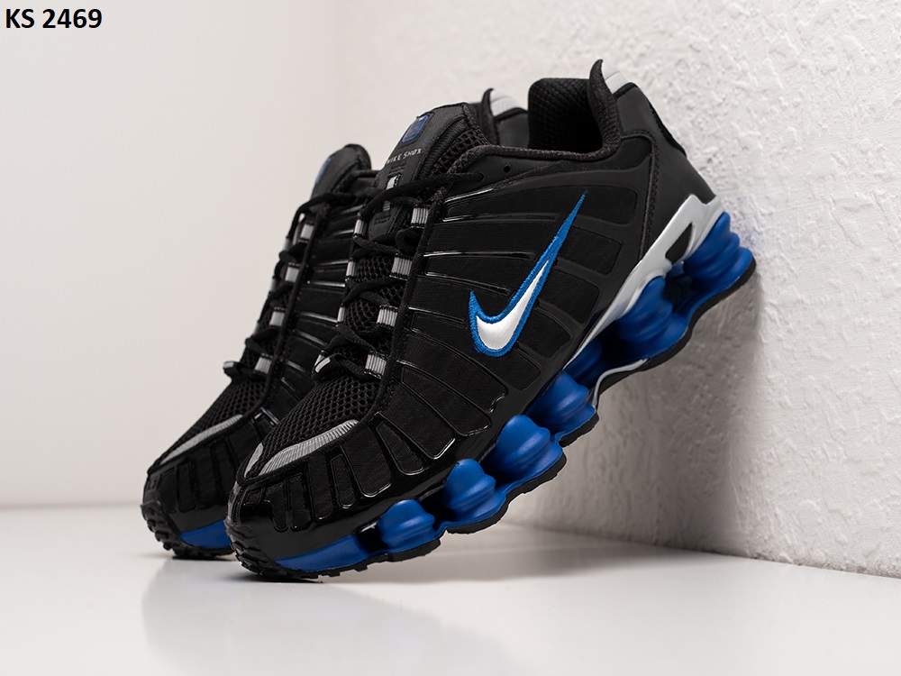 Кросівки Nike Shox TL Black Blue (чорно/сині)