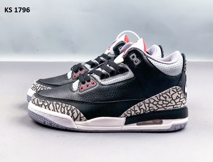 Nike Air Jordan 3 Retro (чорні)