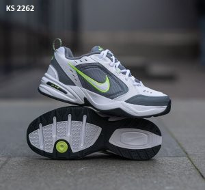 Кросівки Nike Air Monarch IV White Light Green (біло/салатові)