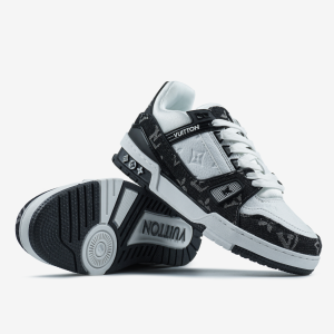 Louis Vuitton Trainer White Black