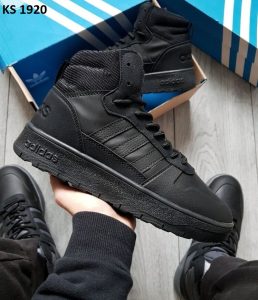 Кросівки Adidas Ultra Boost Black (чорні) ТЕРМО