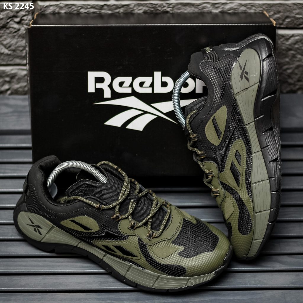 Кросівки Reebok Zig Kinetica II Green Black (зелені)