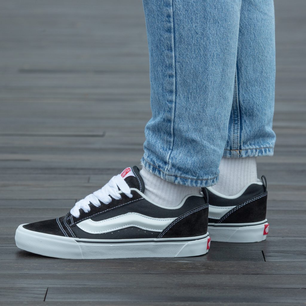 Vans KNU Skool Black White