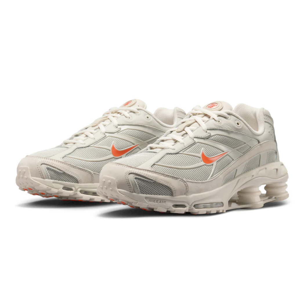 Nike Shox Ride 2 Light Bone and Turf Orange