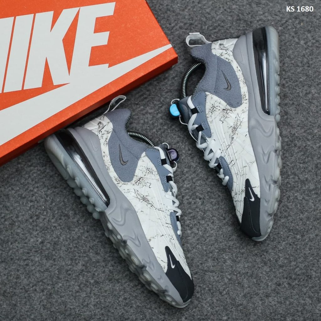 Кросівки Travis Scott x Nike Air Max 270 React Grey (сірі)