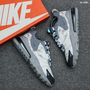 Кросівки Travis Scott x Nike Air Max 270 React Grey (сірі)