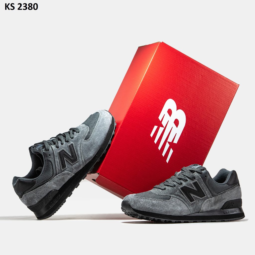 Кросівки New Balance 574 Dark Gray (темно/сірі)