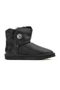 Bailey Button Black Leather Mini