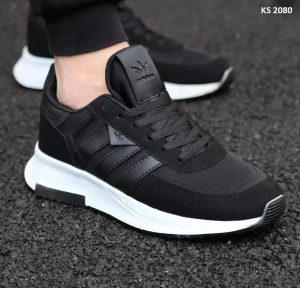 Кросівки Adidas Black and White (чорно/білі)