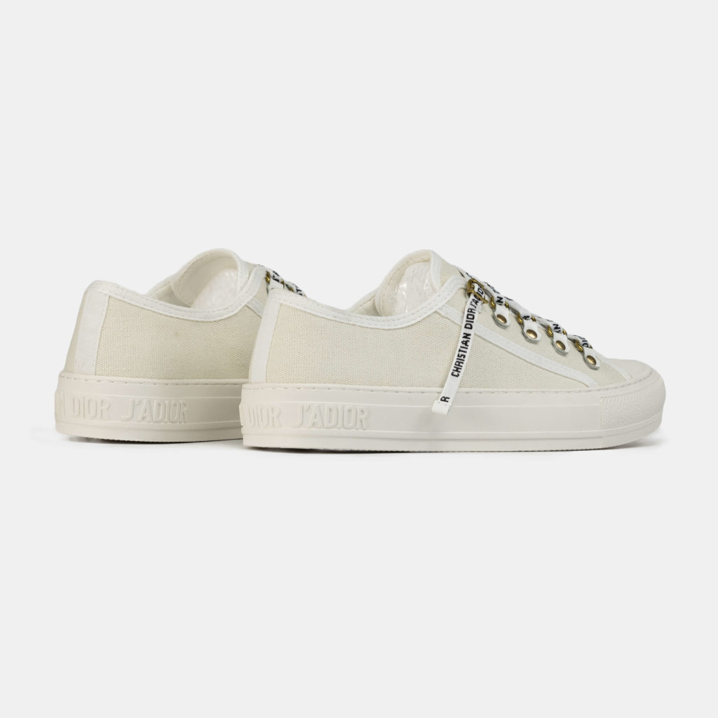 Walk’n’Dior Sneaker White Cotton Canvas