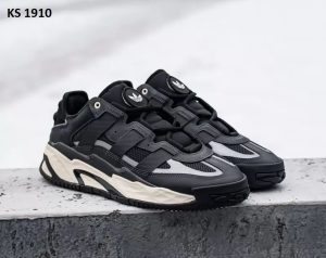 Кросівки Adidas Niteball Black (чорно/білі)