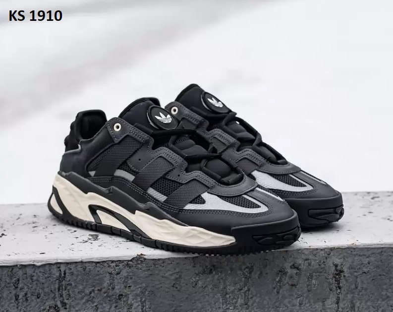 Кросівки Adidas Niteball Black (чорно/білі)