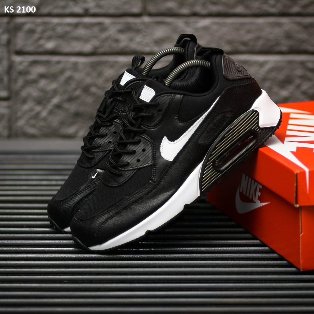 Кросівки Nike Air Max 90 Surplus Cordura Black White (чорно/білі)