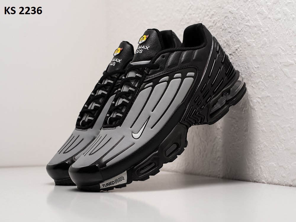 Кросівки Nike Air Max Plus III Gray Black (чорно/сірі)